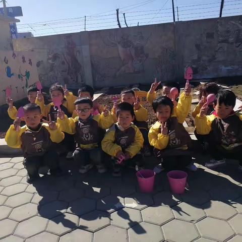 快乐种植       幸福成长                               －一丰荣中心幼儿园小种植活动