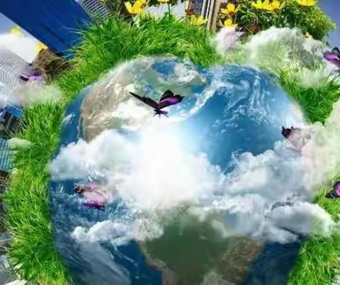 沙头村幼儿园中班级美术晚托班《旋转的地球》