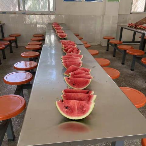 热力夏日“瓜分快乐”——周营镇赵庄小学吃西瓜掠影