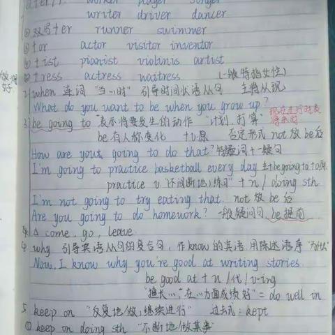 英语笔记竞赛结果