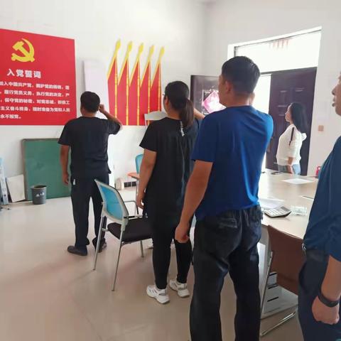 兰考县林业中心第一党支部结对三义寨乡孟南村党支部开展2022年9月份主题党日活动