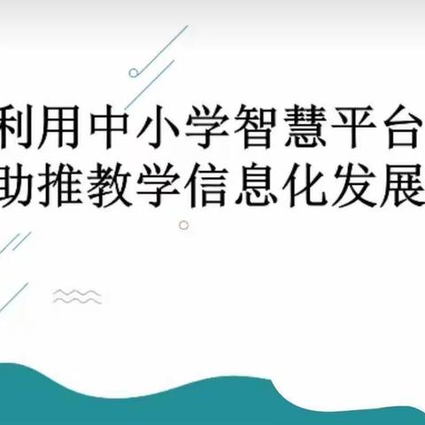 中小学智慧平台经验交流分享会