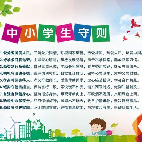 学守则 知守则 行守则 ———上饶市第十二小学开展学习实践《中小学生守则》系列活动