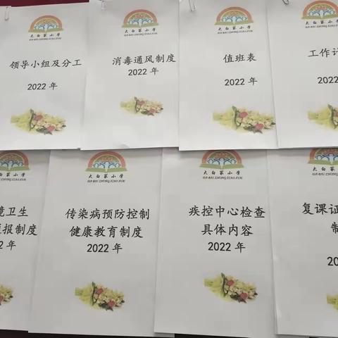 看春暖花开   迎学子归来——风化店乡大白冢小学2022年春季开学安全教育周活动纪实