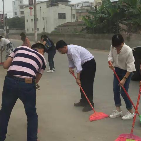 潮阳区谷饶中学开展"助力创文，美化环境"系列活动二