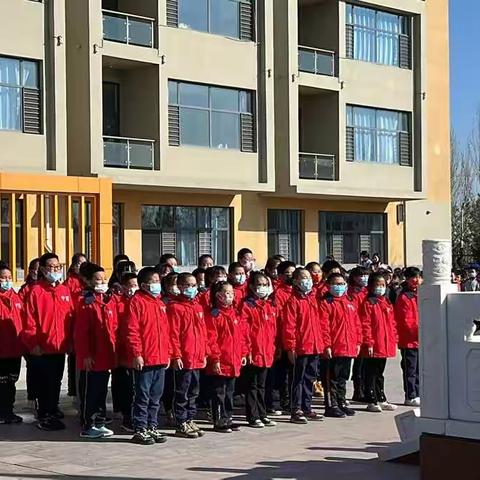 多伦县第四小学【不受日廉，不污日洁】廉洁文化教育主题升旗仪式