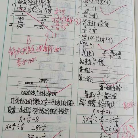 六年级2班数学作业反馈