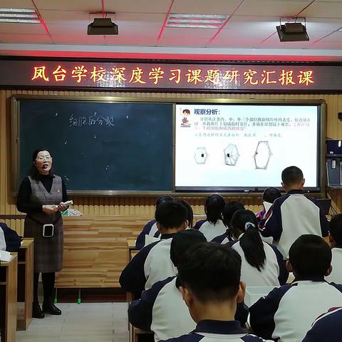 优化课堂问题设计，促进学生深度学习 ——凤台学校开展深度学习课题研究汇报课活动（三）