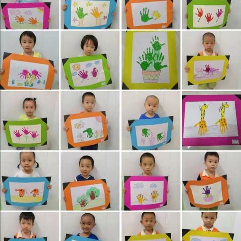 海口市美兰区彤乐幼儿园中小班（手掌印画）