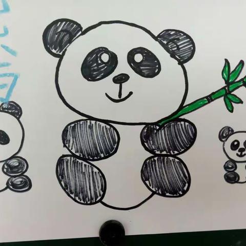 宝贝们今天的小作品，都是宝贝自己动手完成的哦😊😜宝贝们都在一点一点的进步哦👏👏