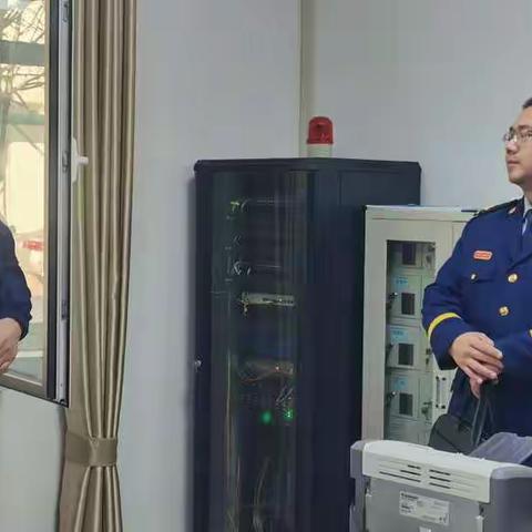 沂源大队刘茂林同志深入商城消防救援站检查指导工作