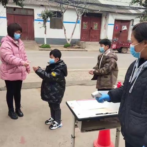 王集乡雨霖头学校2022春疫情防控演练