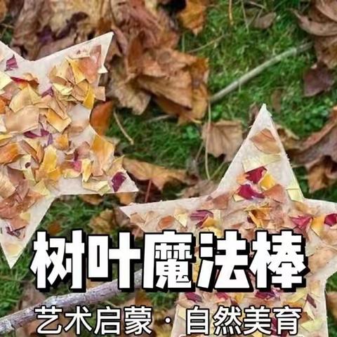 幼二班2021年上学期﻿﻿中文公开课《树叶🍂魔法棒》