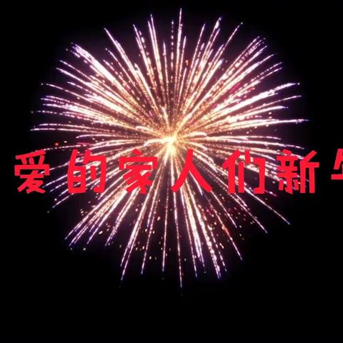 祝我的家人们新年快乐！万事如意！牛年大吉！