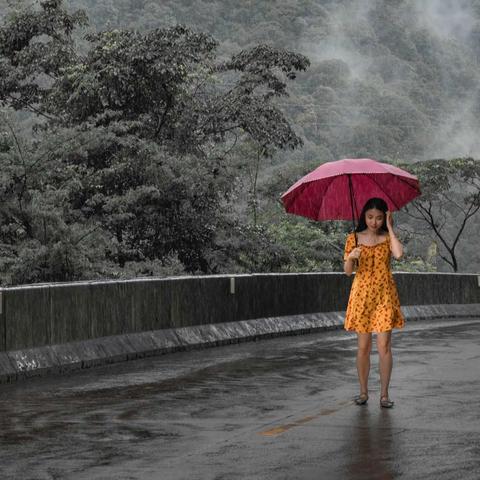 雨中女孩儿