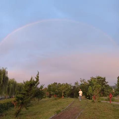 雨过天晴见彩虹