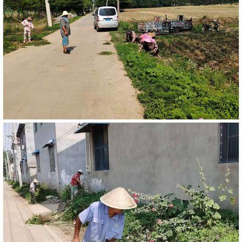 【新时代文明实践，铜山在行动】伊庄镇牌坊村开展村容村貌环境大整治活动。