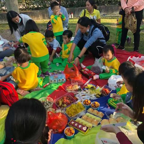 圆秋梦幼儿园秋游登山半日活动