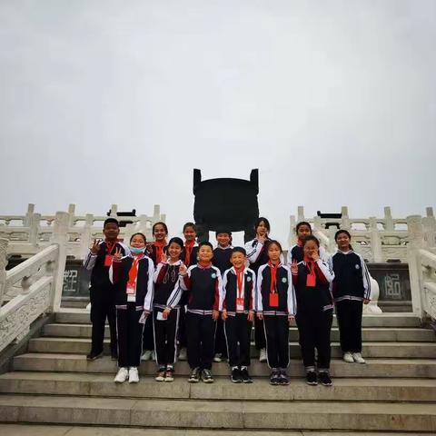传承黄帝文化，热爱美丽家乡                       —新郑市新烟小学五年级“我是小导游”选拔赛