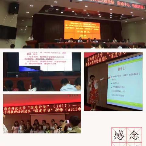 走进湘潭湖科大国培，感受新教育教学