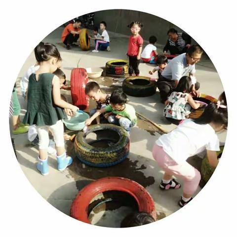 阳光下的我们――我给轮胎洗洗澡