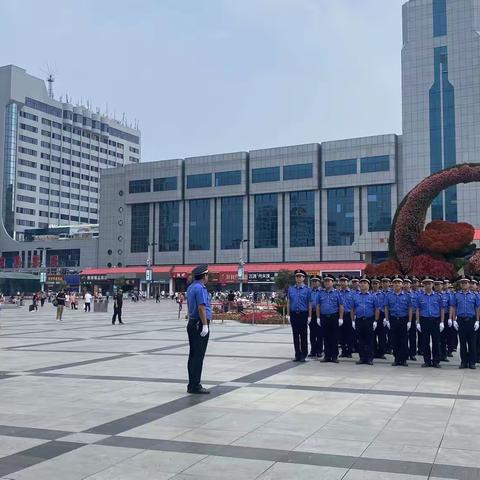 把脉问诊送关怀，激励斗志谱新篇——市城管执法支队副支队长宋晓戈一行莅临站区调研