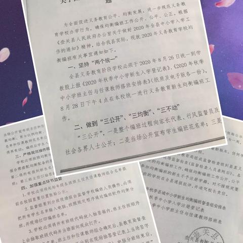 东方红小学2020年秋季新生阳光均衡编班会议顺利举行！