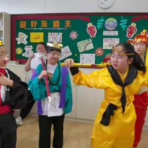 “畅游书海，演绎经典”五年级课本剧展演