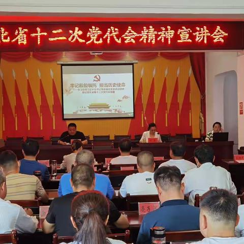 学深学透       走深走实——县委宣讲团淮河镇报告会举行