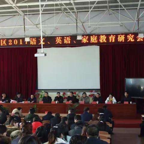 三会喜相逢，共叙教育情——甘州区语文、英语、家庭教育研究会2017年年会胜利召开