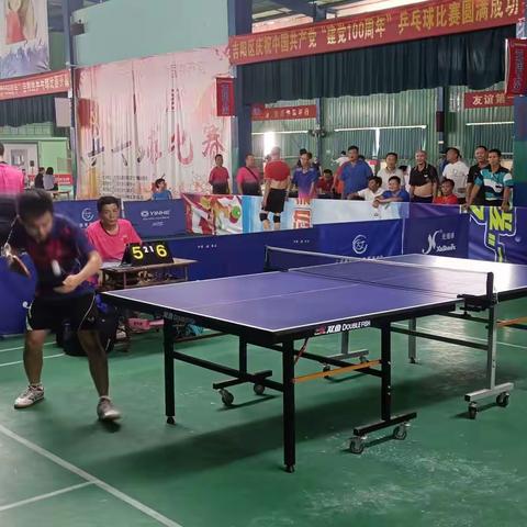 2021年吉阳区庆祝建党100周年乒乓球比赛圆满落幕