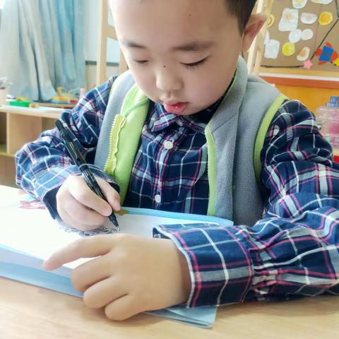 中科紫峰  大班  美术《装饰线描画——我们在一起》