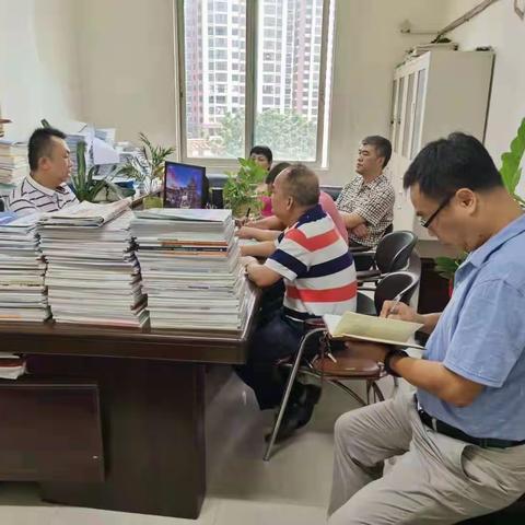 市质安站第二党支部党史学习教育主题党员大会