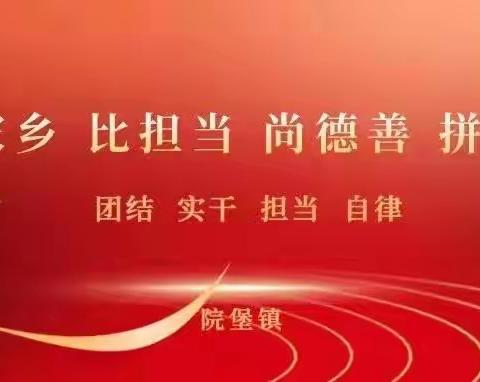 对照标准找差距 严抓立改比成效——院堡镇督导各村农村党建区块观摩工作