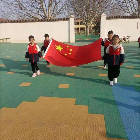 童心向祖国，国旗伴成长——刘庄小学附属幼儿园升旗仪式