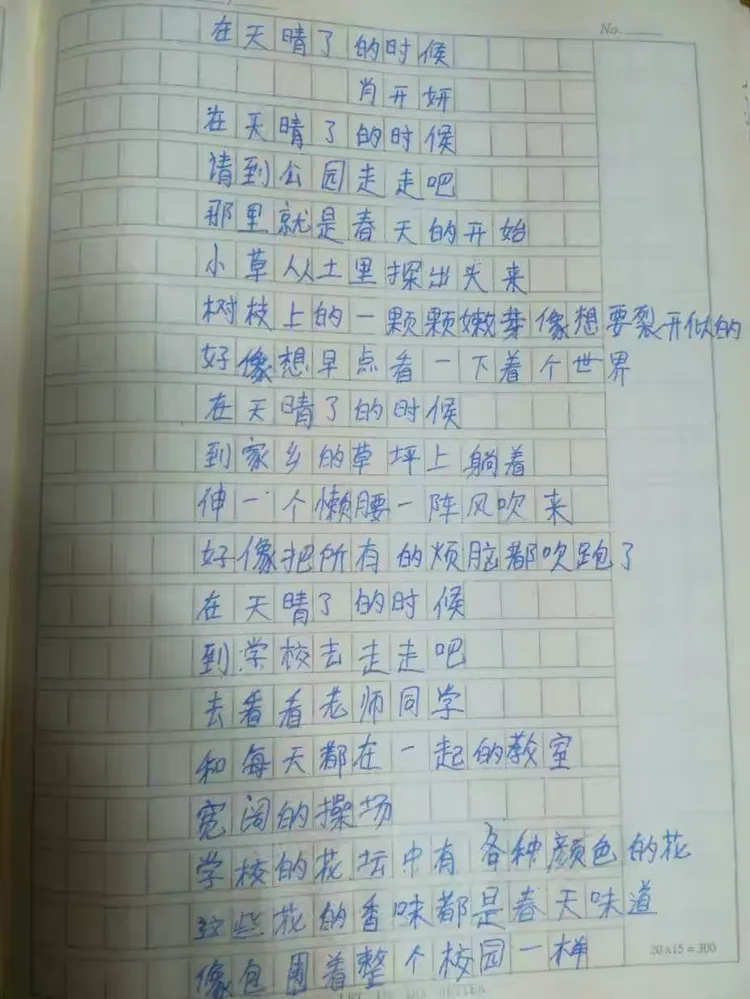 别样的思维 别样的收获——执教《在天晴了的时候》有感