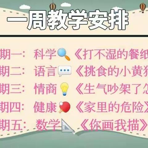 停课不停学 ·成长不延期-名门幼儿园中班第五期“空中课堂”