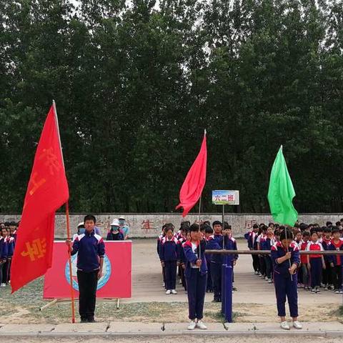 挥舞青春激情，放飞运动梦想——东王营乡中学举行2018年春季运动会