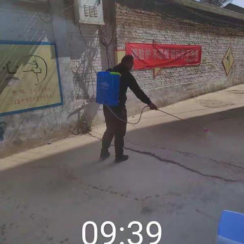 畜牧局家属院已全面消毒，受到院内群众一致赞扬！