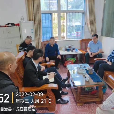 龙江农场公司纪委书记欧阳安民一行到龙江管理站督导工作