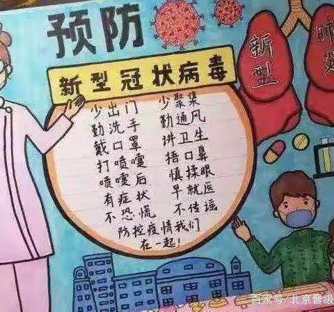 万众一心抗疫情，师生同心学网课——郝洞小学