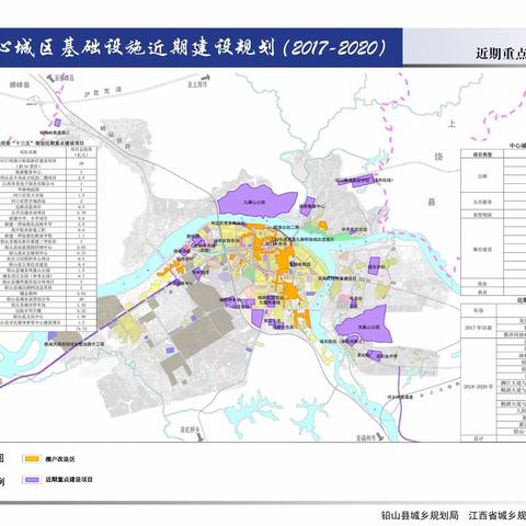 《铅山县中心城区基础设施近期建设规划（2017-2020）》解读