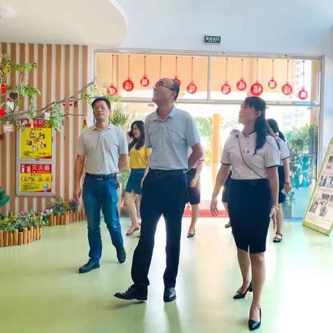 “两节”期间区领导莅临鼓山园检查校园安全情况