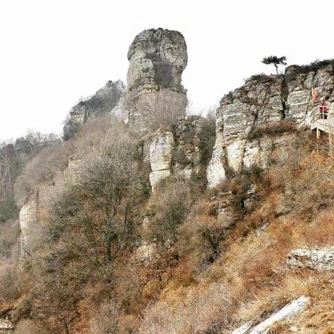 白石山浓雾锁深秋