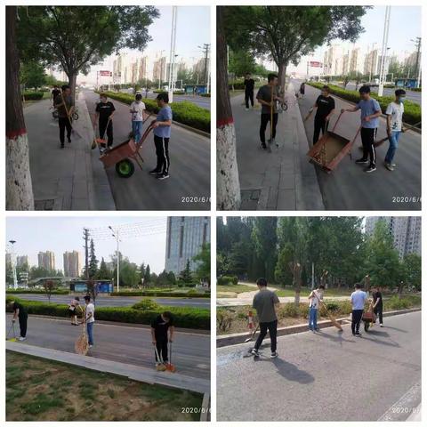 【武安市气象局】组织开展卫生打扫和洗城行动