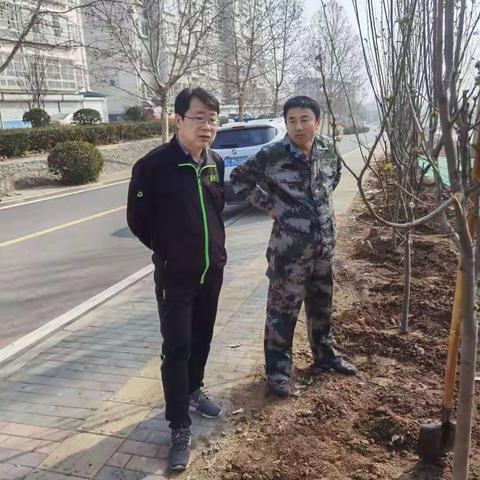 “植树添绿，共建最美社区”—白庙社区植树节主题党建活动