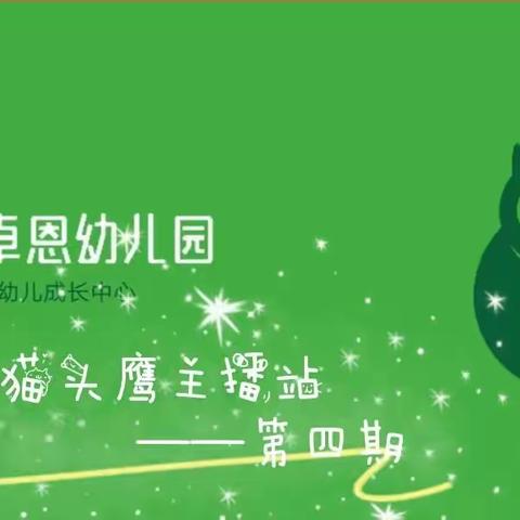 中四班“小小猫头鹰主播站”第四期