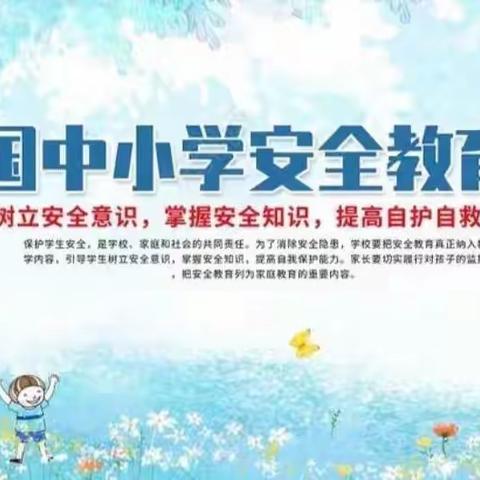 安全无小事，预防是根本——西城学区庞各庄小学安全教育日活动