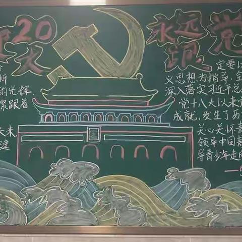 邵阳市第二中学高三年级开展——“学习二十大 奋进新征程”黑板报活动