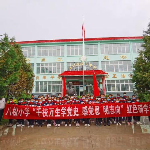 千校万生学党史、感党恩、明志向——康乐县八松小学红色研学活动纪实